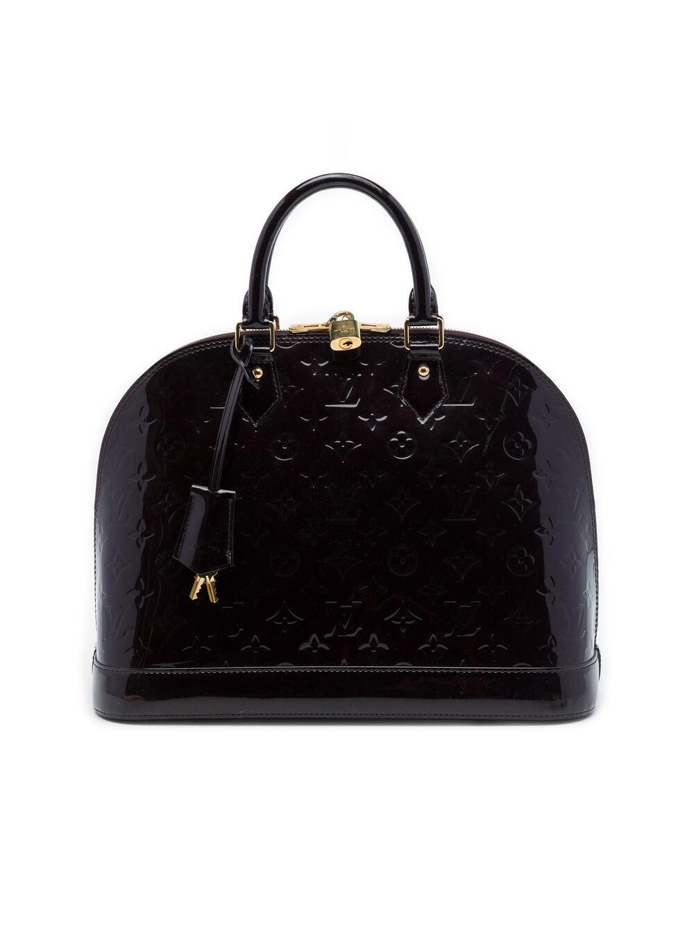 Louis Vuitton Alma Handbag Vernis Mm #375996L94B
